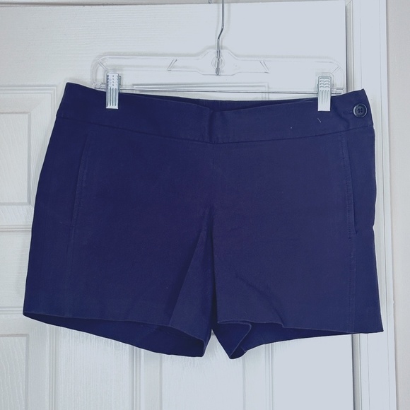 Lilly Pulitzer Navy Chino Shorts Vintage 2013 Size 6 Blue Casual Dress Summer - Picture 1 of 8